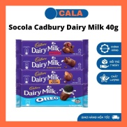 4 Vị Socola Cadbury Dairy Milk thanh 40gr