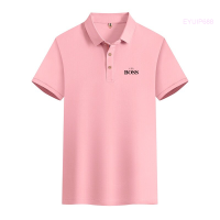 Summer 【 7 colors New Sim Polo Shirt Boss Man 100% Cotton Casual Short Sleeve fashion polo shirt