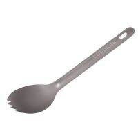 【100%-New】 Sandaras กลางแจ้งมินิไทเทเนียม Spork ตั้งแคมป์ทำอาหารแบกเป้ส้อมช้อนส้อมเครื่องมือ