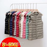 2023◄☂ 8XL Sleeveless Waistcoat Warm Puffer Jacket Ultra Down Female Short Oversize Outwear