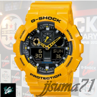 นาฬิกาข้อมือ CasioGShock Rubber รุ่น Ga-100A-9Adr (Bumblebee Limited Edition) (Yellow)