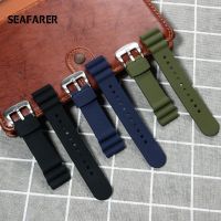 ✎▽ สายนาฬิกาดำน้ำ 22 มม. สำหรับ Seiko Diver Scuba Watchband Seiko PROSPEX สายนาฬิกา SKX007 สายรัดข้อมือ Seiko Marinemaster Band