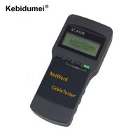 Kebidumei เครื่องทดสอบและเครื่องวัดระยะสัญญาณเครือข่ายไร้สาย LCD แบบพกพา SC8108พร้อม RJ45แสดงผล LCD