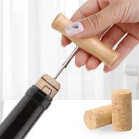 Handle Can Opener Multifunctional Beer Bottle Wine Fun Wood Corkscrew