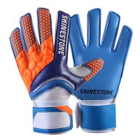 New Men Kids Latex Professional Soccer Goalkeeper Gloves Finger Protection Football Match Gloves Football Goalie Gloves