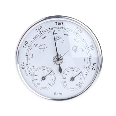 3 In 1 Dial Type Measure Gauge For Barometric Pressure Temperature Humidity Measurement Use Indoor And Outdoor Use Classic