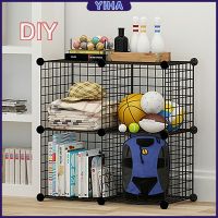 Yiha คอกกรงสัตว์เลี้ยง DIY ออกแบบกรงได้ตามต้องการ ตะแกรงลวดเหล็กชุบสีพลาสติก DIY Grid Shelf