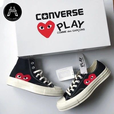 2024 READY STOCK cdg x conver 1970s Play love joint canvas shoe