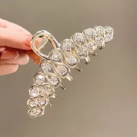 【YF】☢☃  2023 New Rhinestones Hair Claw Hairpins WomenS Fashion Ponytail Grab Clip Ornament Gifts