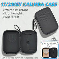 1721ที่สำคัญ Kalimba กรณีนิ้วหัวแม่มือเปียโนกระเป๋า calimba กล่องเก็บโลหะกันน้ำแบบพกพามัลติฟังก์ชั่แป้นพิมพ์อุปกรณ์เปียโน