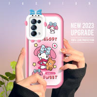 เคสใส่โทรศัพท์ Reno6 OPPO 5G Reno6 Z 5G Reno8 5G Reno5 Reno5 5G Reno4 F Reno7 Pro 5G Reno4 SE 5G เคสการ์ตูนสุนัขน่ารัก Me-Lody มอนสเตอร์เลนส์โทรศัพท์เคสฝาครอบป้องกันนิ่มเคสกันกระแทก