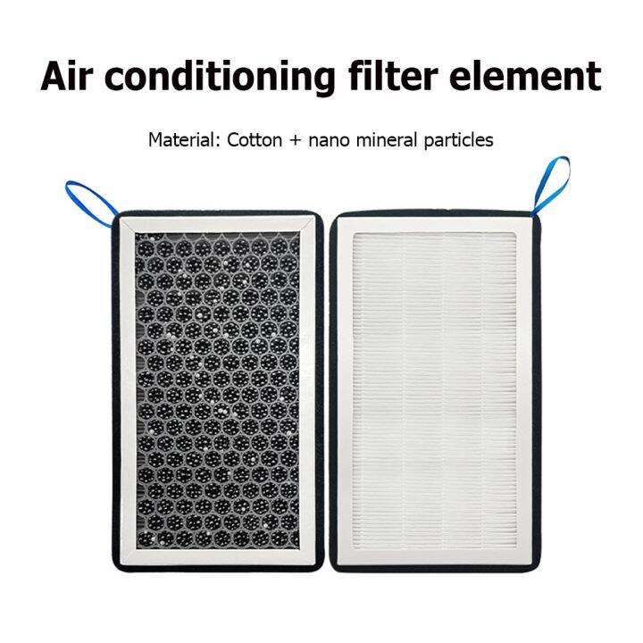 hot-lozklhwklghwh-576-hot-w-tesla-รุ่น3รุ่น-y-2021-2022-activated-carbon-air-filter-2pcs-ชุด-air-conditioner-filter-element-อุปกรณ์เสริม