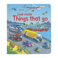 Usborne original English look inside things that go look inside a series of low-level and young versions of vehicles, three-dimensional English encyclopedia, flipping through books, and original English childrens books