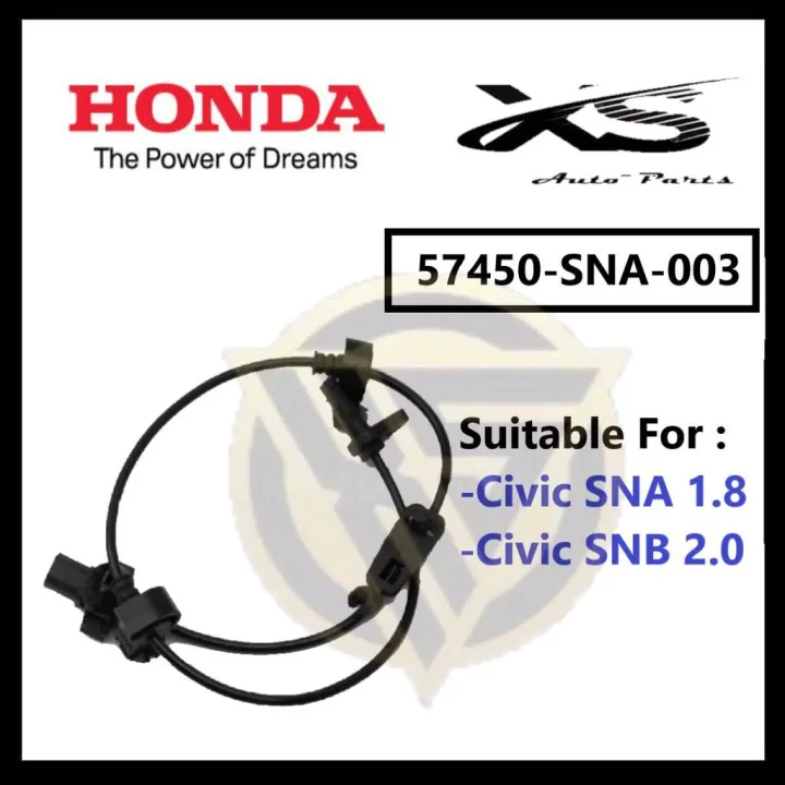 (100GENUINE) HONDA ABS SENSOR HONDA SNA 1.8,SNB 2.0 (FRT/RH) 57450