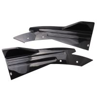 Universal Rear Bumper Spoiler Canard Fin Diffuser Winglet Side Skirt Lip Wing Trim Wrap Angle Splitter Guard Pretective 1 Pair