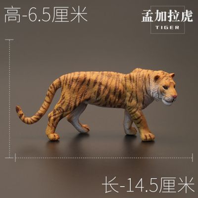Solid simulation wildlife toy animal model suits the elephant lion old butch Wolf panda jin-gang ma