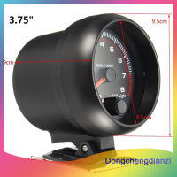 dongchengdianzi 3.75 Universal Car TACHOMETER tacho เครื่องวัด LED SHIFT Light 0-8000 rpm