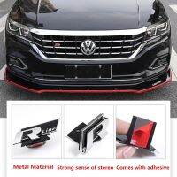 【car parts】3D โลหะสติกเกอร์รถด้านหน้า Air Intake Grille ดัดแปลง R รถสติกเกอร์ Rline Tail ป้ายสำหรับ Tiguan CC Jetta Magotan