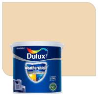 สีทาภายนอก Dulux Weathershield Ultima กึ่งเงา ขนาด 1 แกลลอน - Soft Vanilla 4579