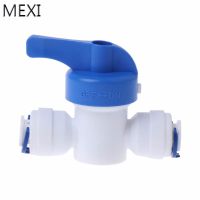 MEXI 1/4 39; 39; Inline New Ball Valve Quick Connect Shut off For RO Water Reverse Osmosis