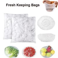 【DT】 hot  50/100pcs Reusable Sealing Bags Food Cover Fresh Keeping Bags Elastic Stretch Bowl Lids Kitchen Wrap Seal Fresh Keeping Caps