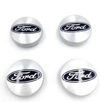 JC | 4Pcs สำหรับ Ford 54มม.ศูนย์ล้อรถหมวกขอบครอบคลุมฮับตราโลโก้สัญลักษณ์ Fiesta โฟกัสฟิวชั่น Escape ตกแต่ง