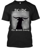 Limited New ACxDC Second Coming American Hardcore Rock Art Graphic T-Shirt S-4XL