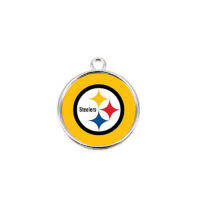 American League West Football Pittsburgh Team Steelers Pendant Charms for Bracelet Necklace Jewellery10pcslot