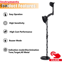 Instruments แบบพกพาติดตั้งง่ายเครื่องตรวจจับโลหะใต้ดินความไวแสงสูงเครื่องประดับสมบัติเครื่องมือตรวจจับโลหะทอง