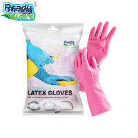 ✣Readycare ถงมือยางธรรมชาติ สีชมพู♣