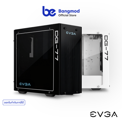 เคส (Case) EVGA DG-77 Mid-Tower, Gaming Case (Black / White)