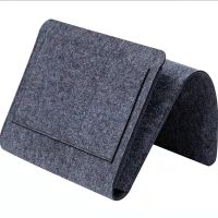 【lz】❀▬  Feltro Bedside Storage Bag Cama Desk Pouch TV Controle Remoto Suspensão Caddy Bolsos Bed Holder Sofá 1Pc