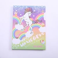 ❁▦❒ 30-Color Cartoon Unicorn Makeup Eyeshadow Palette High Everbright Sequins Polarized Eye Shadow Plate Cosmetics Glitter Eyeshadow