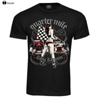 2019 New Cheap Sale 100 % Cotton Quarter Mile Oldschool Rockabilly Dragster Us Car V8 Hotrod Military Dress T-Shirt XS-4XL-5XL-6XL