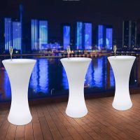 โต๊ะบาร์LED Illuminated LED COCKTAIL TABLE โต๊ะค็อกเทล