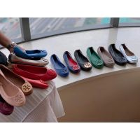 2023 new Tory BURCH Sheepskin Round Shoes (15 Colors)