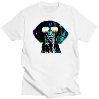 Men Funny T Shirt Women Cool tshirt German Shorthaired Pointer Neon Dog Shirt