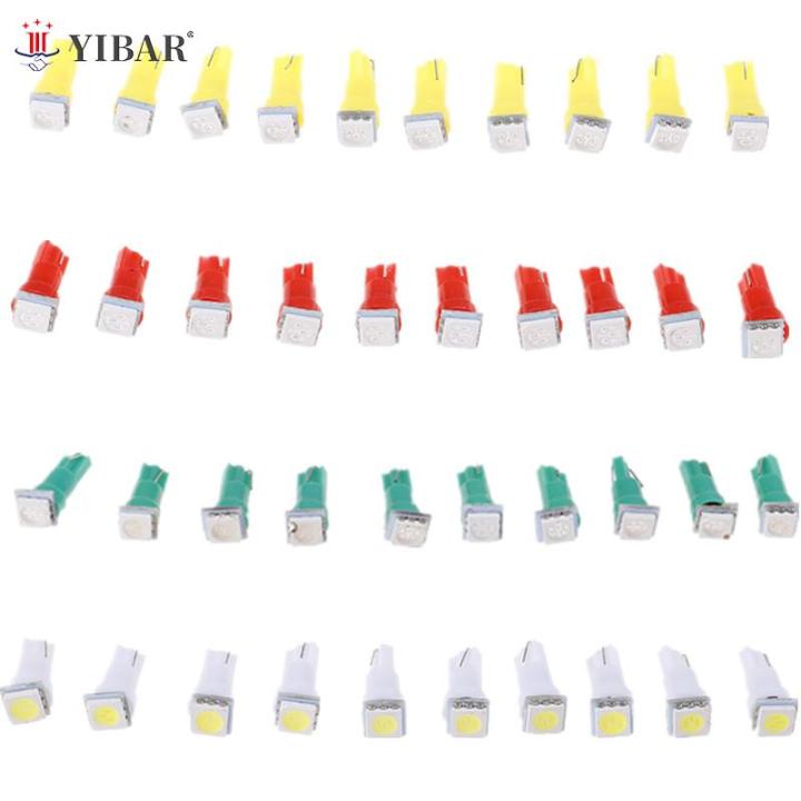 cw-dic-20pcs-t5-5050-1smd-instrument-light-bulbs-24v-dc-wedge-led-white-green-yellow-pink-red-blue-car-auto-dashboards-gauge-lamp