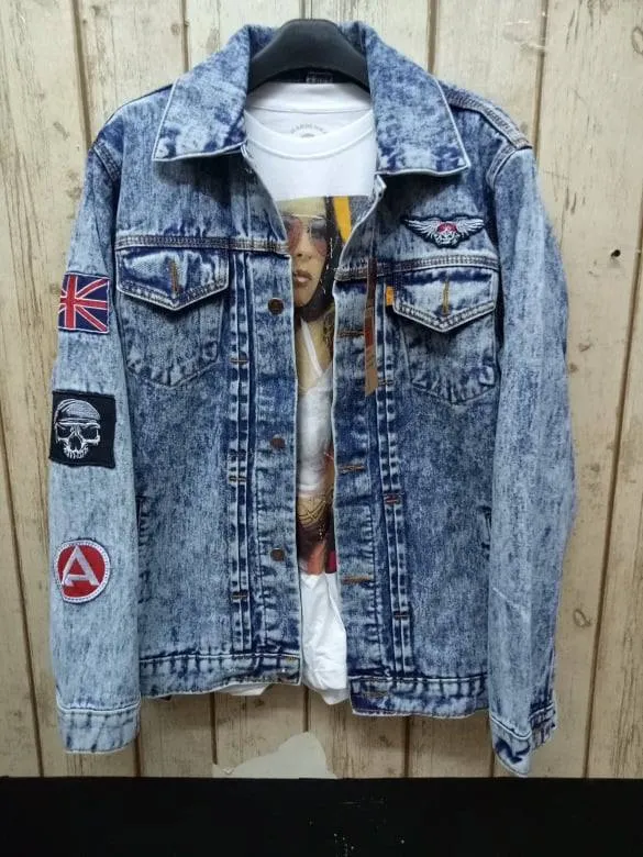 biker jacket denim