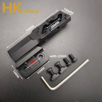 Tactical ntail RM45 offset Scout light Mount For Mlok Keymod Rail Tatical Surefir M300 M600 Flashlight LED Weapon Light Base