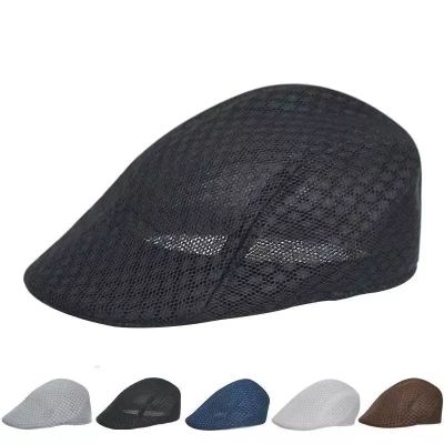 Summer Unisex Mesh Breathable Beret Fashion Ladies Hat Hundred Matching Pieces Newsboy Hat Sun Hat