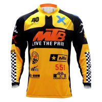 Mens Downhill Jerseys 2022 New Mountain Bike MTB Shirts Offroad DH Motorcycle Jersey Motocross Sportwear BMX Clothing Wholesale