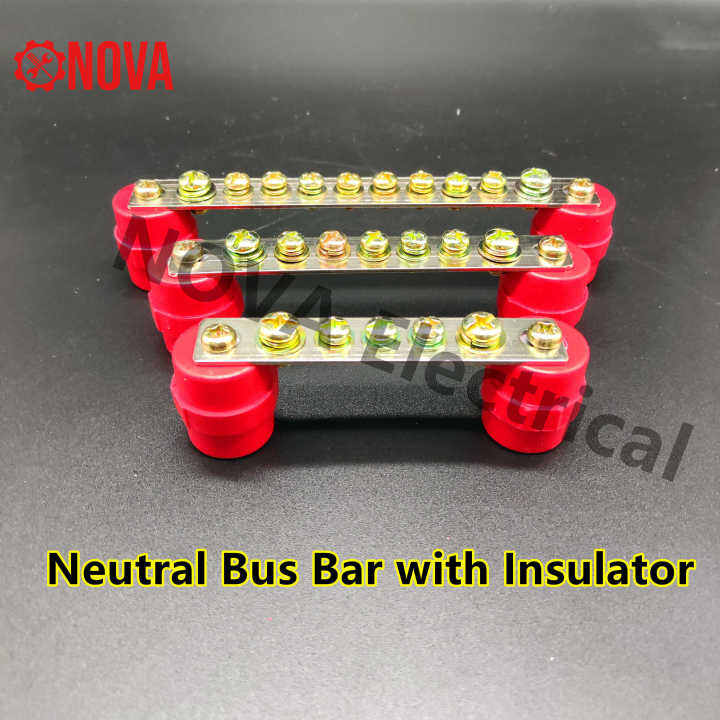 5/7/10 Terminal Neutral Bus Bar with Insulator (SM35) Lazada PH
