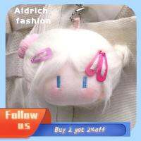 ALDRICH แฟชั่น8เซนติเมตรการ์ตูนหัวตุ๊กตาจี้ผ้าฝ้าย PP กับกิ๊บติดผมจี้ตุ๊กตาผ้าทอดการตกแต่งของขวัญวันเกิดขวดสุญญากาศ