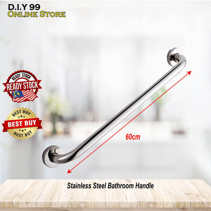 24 Inch Stainless Steel Bathroom Handle / Safety Bathroom Shower Toilet ...