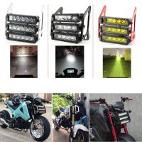 ไฟหน้า MSX125อเนกประสงค์สำหรับนักแข่งรถคาเฟ่ CG Garpu Depan Motor ไฟ Led แบบย้อนยุค CG 125 250 Grom ส้อม MSX125 LED