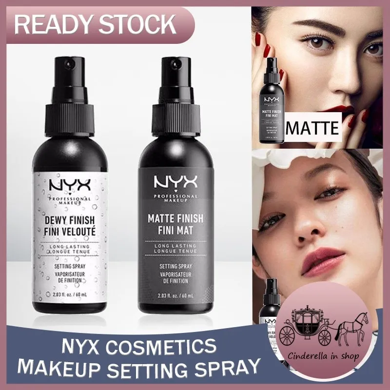 Hot Sale （READY STOCK） NYX Professional Makeup Setting Spray Matte/Dewy  Finish Spray 60ml