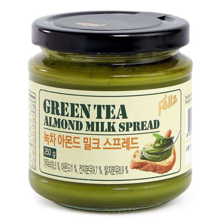 greentea-almond-spread-สเปรดชาเขียวผสมอัลมอลด์-นำเข้าจากเกาหลี