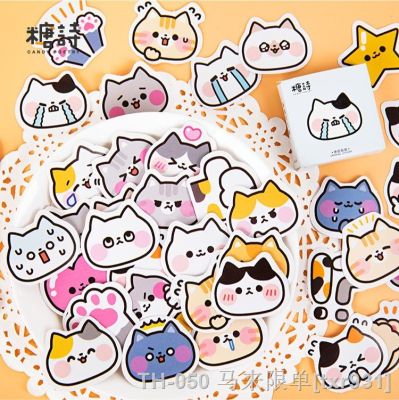 【LZ】✌  45 Pcs Cute Cat Stickers Vinyl Decals Animals Kitten Sticker For Bottles Laptop Computer Phone DIY Diary Scrapbooking Decoration