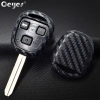 ✎❧◈ Ceyes 3 Buttons Car Styling Key Covers Accessories Case For Lexus GX470 LX470 ES300 GS LS For Toyota Rav4 Auto Protection Shells